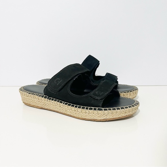 Cole Haan Shoes - Cole Haan Cloudfeel Espadrille Black Sandals
